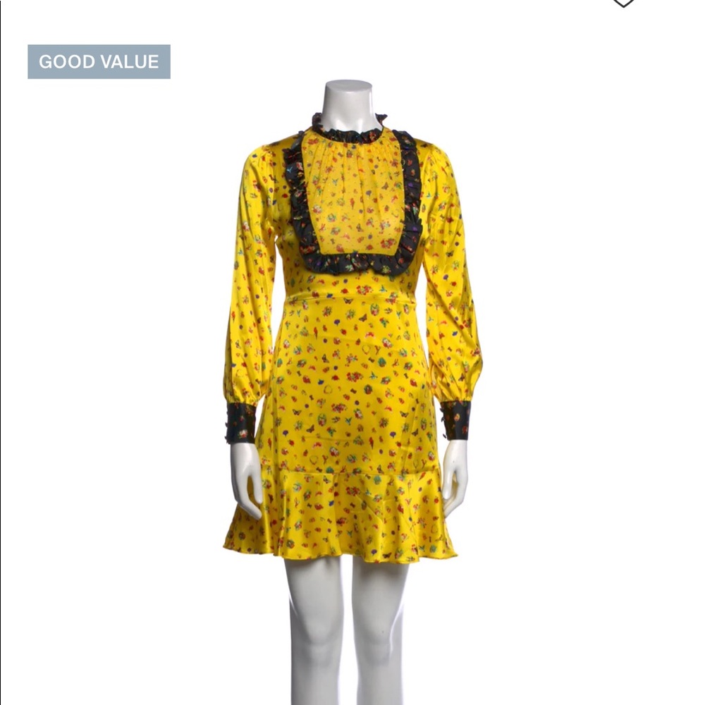 Beautiful yellow Cynthia Fowler size 6 dress! Worn once! Perfect condition.